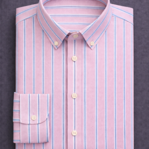 Men’s Pink Striped Formal Shirt