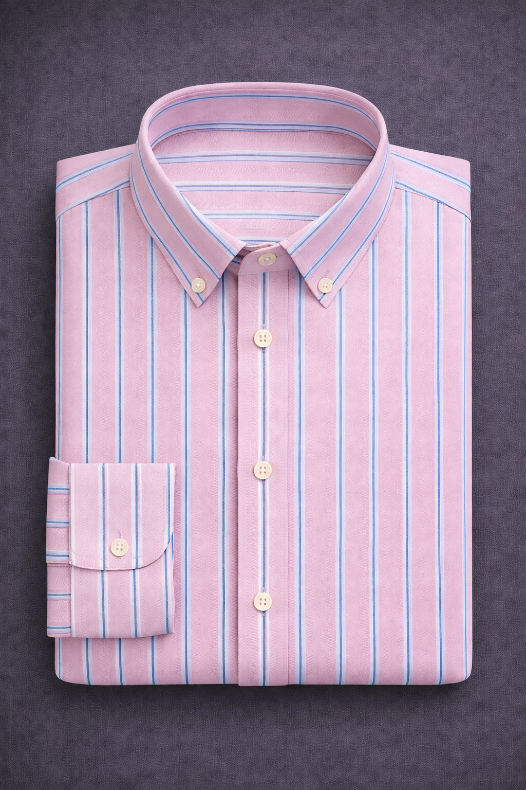 Men’s Pink Striped Formal Shirt