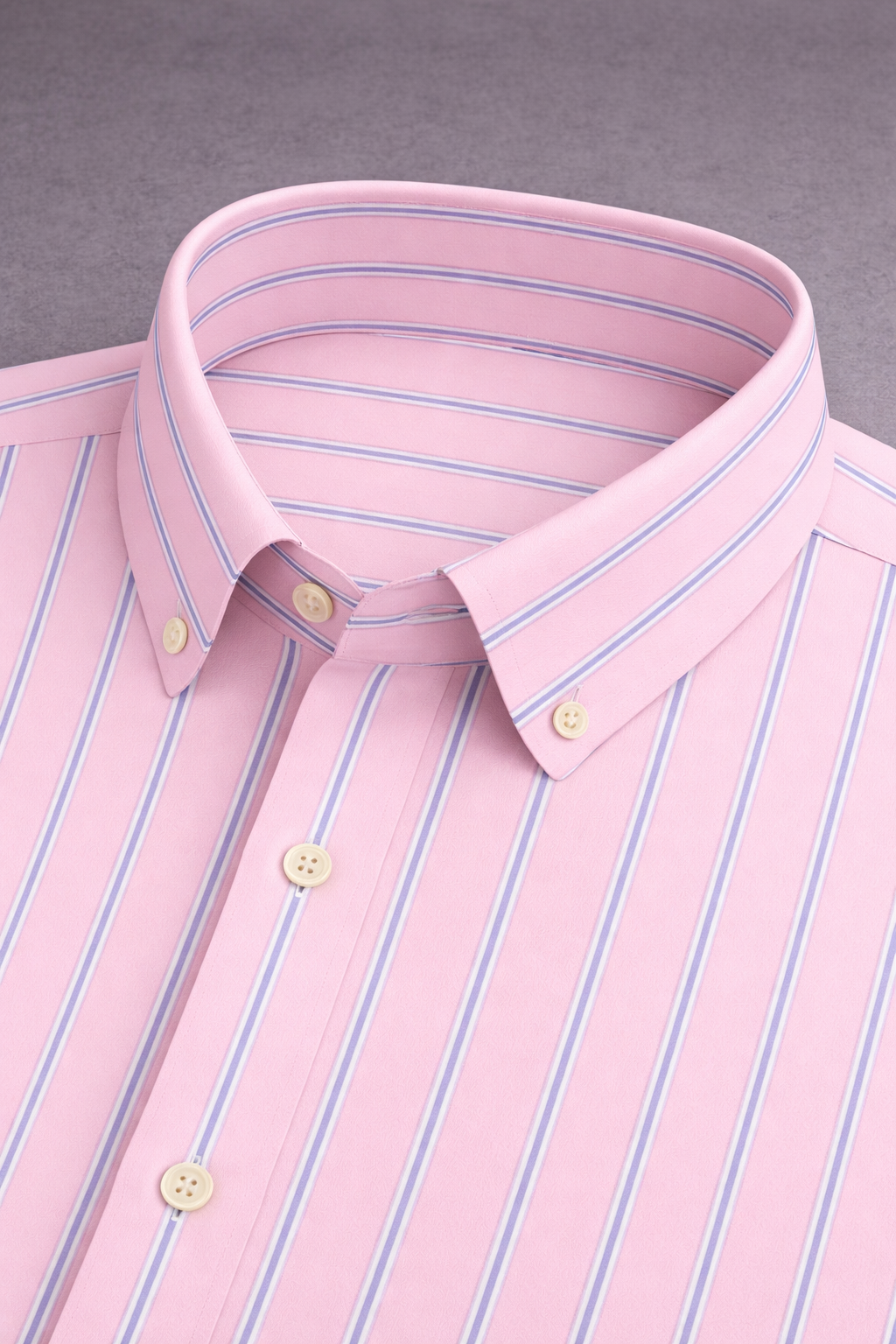Men’s Pink Striped Formal Shirt - Image 5