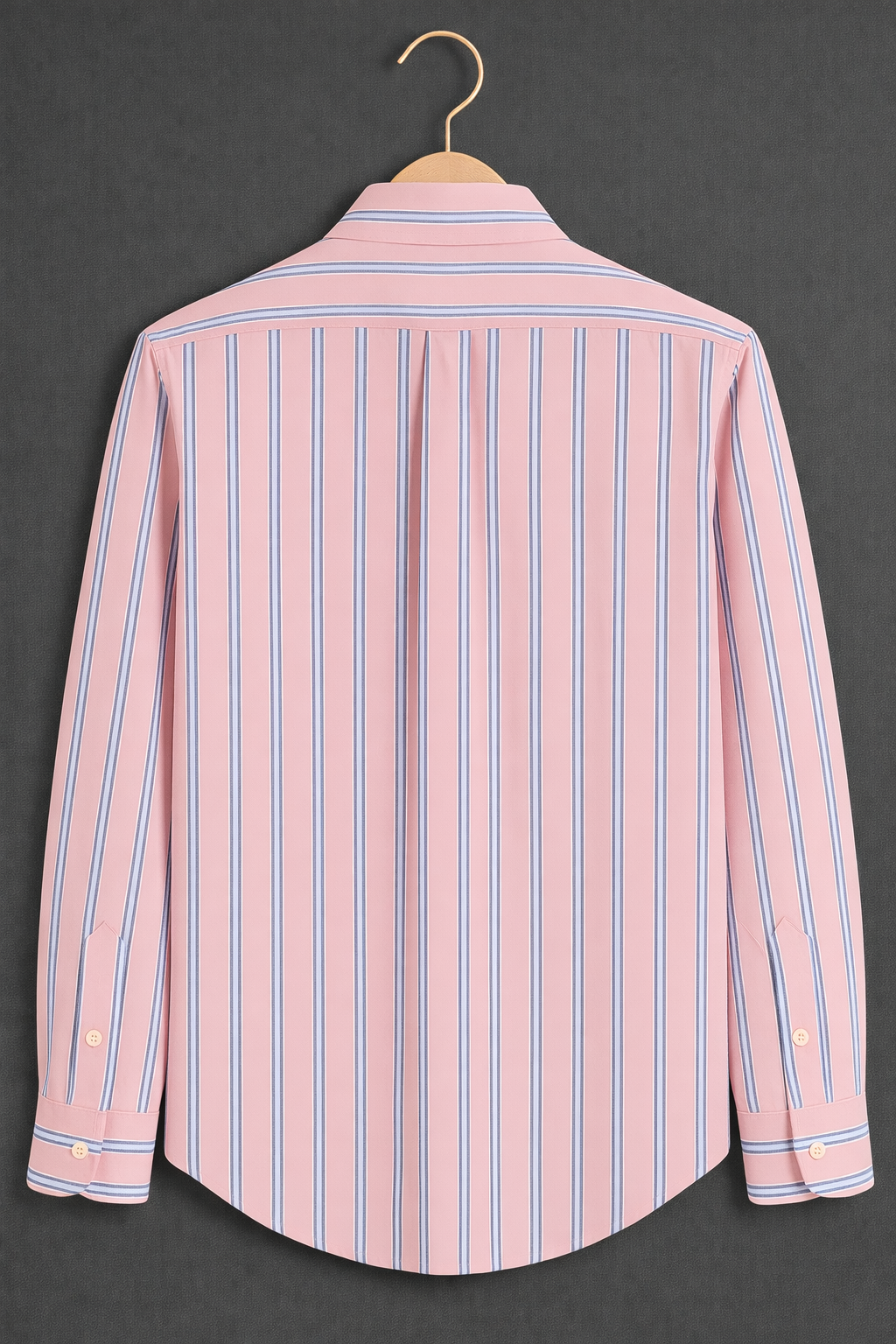 Men’s Pink Striped Formal Shirt - Image 2